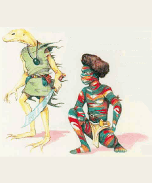 Lizard Kin (Mystara), Chameleon Man and Sisthik